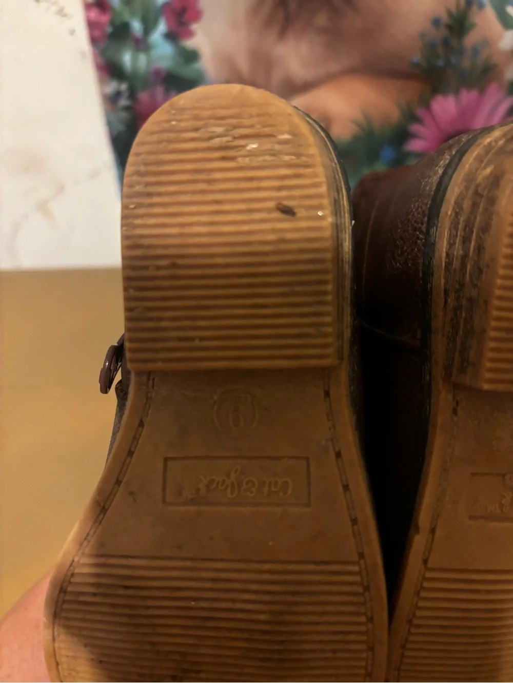 Cat & Jack Brown Kids Western Cowboy Boots